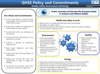 Quality, Safety, Environment and Energy FMGC